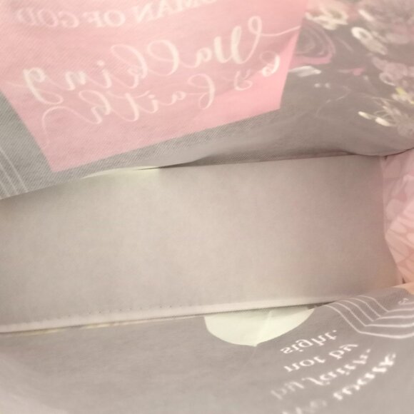 CTA Reusable Tote Bag - Woman of God Walking by Faith 14 x 10.5 x 4.5 - Picture 6 of 8